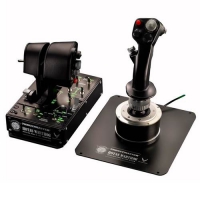 ThrustMaster TM-2960720, HOTAS Warthog Joystick For PC, H.E.A.R.T Hall Effect AccuRate Technology, USB Connection, 1x Wheel, 2x Button, 1 Year