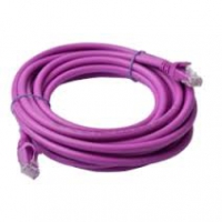 8ware PL6A-5PUR, Cat 6 UTP Ethernet Cable, Snagless, 5m, Purple