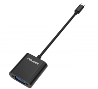 Volans VL-UCVG, Aluminium USB Type-C to VGA Adapter, Plug &amp; Play