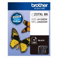 Brother LC-237XLBK, Black Ink Cartridge To Suit DCP- J4120DW, MFC-J4620DW - UP TO 1200 PAGES