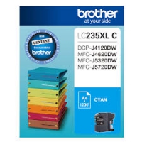 Brother LC-235XLC, Cyan Ink Cartridge To Suit DCP-J4120DW/MFC-J4620DW/J5320DW/J5720DW - UP TO 1200 PAGES