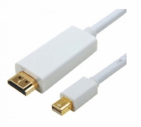Astrotek AT-MINIDPHDMI-2, Mini DisplayPort  to HDMI Cable, 20 pins Male to 19 pins Male, 2m