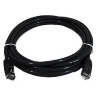 8ware PL6A-1BLK, Cat 6a UTP Ethernet Cable, Snagless, 1m, Black