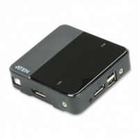 Aten CS-782DP, 2 Port USB DisplayPort 4K KVM Switch, Support Gaming Keyboard, Display Port 1, 2 &amp; HDCP, 1 Year