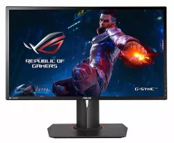 Asus 24'', 1920x1080, (16:9), 1ms, Full HD WLED Gaming Monitor, Rog Swift, Display Port, 1.2 HDMI1.4, 2XUSB, 3.0 earphone Jack, 180HZ eyecare, G-Sync Asus 24'', 1920x1080, (16:9), 1ms, Full HD WLED Gaming Monitor, Rog Swift, Display Port, 1.2 HDMI1.4, 2XUSB, 3.0 earphone Jack, 180HZ eyecare, G-Sync