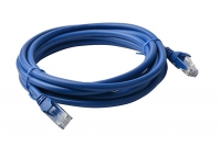 8ware PL6A-5BLU, Cat 6a UTP Ethernet Cable, 5m, Blue