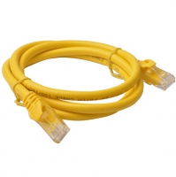 8ware PL6A-1YEL, Cat 6a UTP Ethernet Cable, Snagless, Yellow, 1m