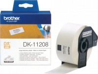 Brother DK-11208, White Std Large Address Lables 38 X 90MM (400 Labels)