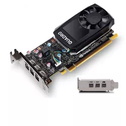 Leadtek P1000, nVidia Quadro P1000 PCIe Workstation Card 4GB DDR5 4xmDP 1.4 4x5120x2880@60Hz 128-Bit 82GBs 640 Cuda Core Single Slot Low Profile, 3 Y Leadtek P1000, nVidia Quadro P1000 PCIe Workstation Card 4GB DDR5 4xmDP 1.4 4x5120x2880@60Hz 128-Bit 82GBs 640 Cuda Core Single Slot Low Profile, 3 Y