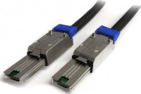 StarTech ISAS88881, 1m External Mini SAS Cable - Serial Attached SCSI SFF-8088 to SFF-8088 - External Mini SAS Cable, 2x SFF-8088 (M), 1 Meter, Black