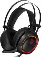 TteSports HT-HSE-ANECBK-23, By Thermaltake SHOCK PRO RGB Gaming Wired Headset, 40MM Neodymium Drivers, Striking Visual Illumination, Built-In-Control