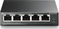 Tp-Link TL-SG1005P, 5-Port Gigabit Desktop Unmanaged Switch, POE (4), 56 W, transfers data and power on one single cable, 3 Year