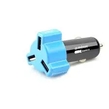 Mbeat 24W Triple-port Rapid Blue Car Charger Mbeat 24W Triple-port Rapid Blue Car Charger