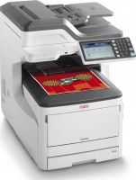 OKI 45850406, MC853DN Colour A3 23 - 23ppm (A4 speed) Network Duplex 400 Sheet +options 4-in-1 Multi-Function Printer, 3 Years
