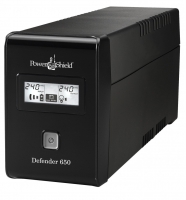 PowerSheild PSD650, Defender Line Interactive UPS, 650VA, 390W, Tower, 240 V AC,