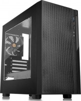 Thermaltake CA-1J4-00S1WN-00, Versa H18 Window, Micro-ATX, Drive Bays: 2x2.5", 2x3.5", Expansion Slot: 4, Motherboard Support: Mini-ITX/Micro-ATX, Pre-Installed Fan: 1x120mm, Black