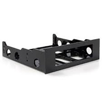 Aywun ACRANY35TO525BK, 5.25" to 3.5" Front Face Plate bracket. No screw bulk pack. Product Image for reference and is subject to change without notice.