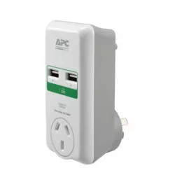 APC ESSENTIAL SURGEARREST 1 OUTLET WALL MOUNT WITH DUAL USB PORTS (5V/2.4A) 230V AUSTRALIA P1U2-AZ-02 APC ESSENTIAL SURGEARREST 1 OUTLET WALL MOUNT WITH DUAL USB PORTS (5V/2.4A) 230V AUSTRALIA P1U2-AZ-02