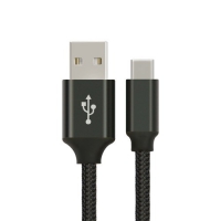 Astrotek AT-USBTYPEC-B1 USB-C 3.1 Type-C Data Sync Charger Cable, Black, 1m