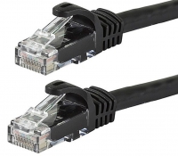 Astrotek AT-RJ45BLKU6-1M, CAT6 Cable, Black, 1m, RJ45 Ethernet Network LAN UTP Patch Cord 26AWG