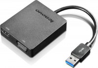 Lenovo Universal USB 3 to VGA/HDMI USB Type-A Black