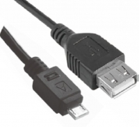 Astrotek AT-USB2MICRO-OTG, Micro USB Male to USB Female OTG Adapter Converter, Black, 1 Year Warranty