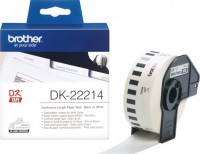 Brother DK-22214, White Continuous Paper Roll 12MM X 30.48M