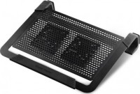 Cooler Master Black Aluminum Notebook Cooler 2X 8Cm Moveable Fans Cable Management Up To 17" R9-Nbc-U2Pk-Gp