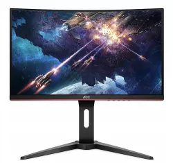 AOC 23.6, 1920x1080, (16:9), 1ms, Full HD Curved Monitor, Free-Sync, Gaming 144HZ Display Port, HDMI VGA Has Flicker Free Low Blue Mode, 3 Years AOC 23.6, 1920x1080, (16:9), 1ms, Full HD Curved Monitor, Free-Sync, Gaming 144HZ Display Port, HDMI VGA Has Flicker Free Low Blue Mode, 3 Years