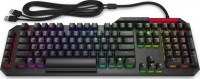 HP 2VN99AA, OMEN Sequencer RGB Gaming Keyboard, Wired, USB, Black,