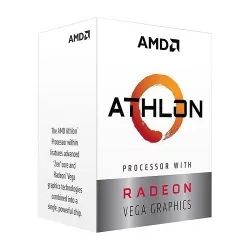 AMD Athlon 200GE Dual Core AM4, Max 3.2 GHz,5 MB Cache, 35W, 4 Threads, Radeon Vega Graphics, 3 Years AMD Athlon 200GE Dual Core AM4, Max 3.2 GHz,5 MB Cache, 35W, 4 Threads, Radeon Vega Graphics, 3 Years