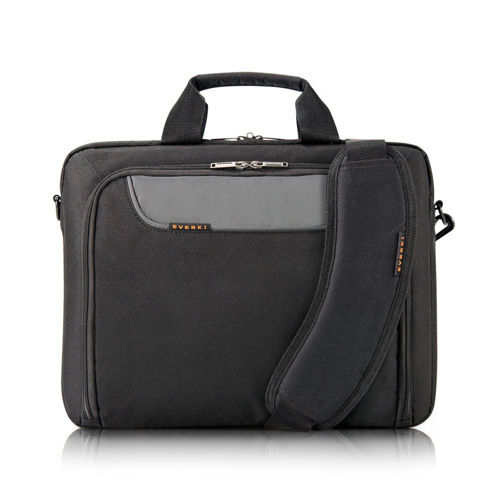 compact leather briefcase