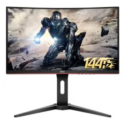 AOC 27, 1920 x 1080 (16:9 1ms, Curved Free-Synnc, 1 Ms response, 144 Hz, Display Port, HDMI, VGA, Has Flicker Free Low Blue Mode AOC 27, 1920 x 1080 (16:9 1ms, Curved Free-Synnc, 1 Ms response, 144 Hz, Display Port, HDMI, VGA, Has Flicker Free Low Blue Mode