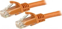 StarTech N6PATC1MOR, 1m Orange Gigabit Snagless RJ45 UTP Cat6 Patch Cable - 1 m Patch Cord - Ethernet Patch Cable - RJ45 Male to Male Cat 6 Cable