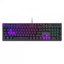 Cooler Master MASTERKEYS MK750RGB MECHANICAL KEYBOARD(RED SWITCH) MINIMALISTIC DESIGN RGB BACKLIGHTING WITH LIGHTBAR REMOVABLE MAGNETIC WRISTREST FOUR DEDICATED MULTI-MEDIA KEYS SOFTWARE&HARDWARE PROG Cooler Master MASTERKEYS MK750RGB MECHANICAL KEYBOARD(RED SWITCH) MINIMALISTIC DESIGN RGB BACKLIGHTING WITH LIGHTBAR REMOVABLE MAGNETIC WRISTREST FOUR DEDICATED MULTI-MEDIA KEYS SOFTWARE&HARDWARE PROG