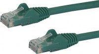 StarTech N6PATC10MGN, 10m Cat6 Patch Cable with Snagless RJ45 Connectors - Green, Limited Lifetime