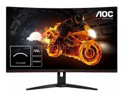 Aoc 32, 1920x1080, (16:9), 1ms, Full HD FreeSync Ultra Narrow Border Curved Gaming Monitor - DP2xHDMIVGA Tilt VESA100mm Low Blue Mode Flicker Free, Aoc 32, 1920x1080, (16:9), 1ms, Full HD FreeSync Ultra Narrow Border Curved Gaming Monitor - DP2xHDMIVGA Tilt VESA100mm Low Blue Mode Flicker Free,