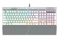Corsair K70 SPEED Mechanical Gaming Keyboard Backlit RGB LED Silver w/ White PBT Double-Shot Keycaps CH-9109114-NA Corsair K70 SPEED Mechanical Gaming Keyboard Backlit RGB LED Silver w/ White PBT Double-Shot Keycaps CH-9109114-NA