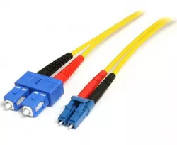 StarTech 1m Single Mode Duplex Fiber Patch Cable LC-SC SMFIBLCSC1 StarTech 1m Single Mode Duplex Fiber Patch Cable LC-SC SMFIBLCSC1