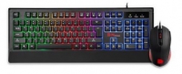 Thermaltake CM-CHD-WLXXPL-US, Tt eSPORTS Challenger Duo Keyboard and Mouse Combo, Rainbow-coloured Backlighting, 5 Million keystroke lifespan, 24-key rollover