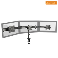 Brateck LDT06-C03, Outstanding Three LCD Desk Mounts with Desk Clamp VESA 75/100mm Up to 27"