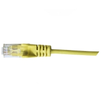 Hypertec HCAT6YL0.5SL, CAT6 28AWG Patch Lead, 0.5m, Yellow, 1 Year Warranty