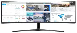 Samsung 49", 3840x1080, 5ms, Va Ultra Wide, 144Hz, Hdmi, Dp, 2x Usb-C, Kvm, Vesa, Has, 3 Years Samsung 49", 3840x1080, 5ms, Va Ultra Wide, 144Hz, Hdmi, Dp, 2x Usb-C, Kvm, Vesa, Has, 3 Years