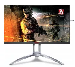 AOC 27", 2560x1440, 1ms, Curved 2K Freesync2 144Hz HDR400 Dp,Hdmi,Vga Speakers Has Gmae Mode Rgb Lighting, 3 Years AOC 27", 2560x1440, 1ms, Curved 2K Freesync2 144Hz HDR400 Dp,Hdmi,Vga Speakers Has Gmae Mode Rgb Lighting, 3 Years