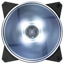 Cooler Master MASTERFAN MF120L 120MM WHITE LED FAN 1200 RPM R4-C1DS-12FW-R1 Cooler Master MASTERFAN MF120L 120MM WHITE LED FAN 1200 RPM R4-C1DS-12FW-R1