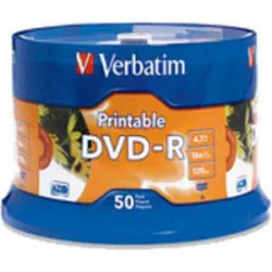 Verbatim 95137, DVD-R 4.7GB 50Pk White InkJet 16x, 1 Year Verbatim 95137, DVD-R 4.7GB 50Pk White InkJet 16x, 1 Year