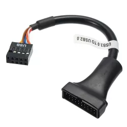 9pin USB2.0 Female 19pin USB3.0 Male 9pin USB2.0 Female 19pin USB3.0 Male