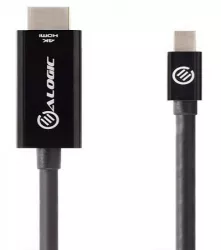 Alogic Elements ACTIVE 2m Mini DisplayPort to HDMI Cable with 4K@60Hz Support - Male to Male Box packaging - MOQ:3 MDP-HD4K-02-ACTV Alogic Elements ACTIVE 2m Mini DisplayPort to HDMI Cable with 4K@60Hz Support - Male to Male Box packaging - MOQ:3 MDP-HD4K-02-ACTV