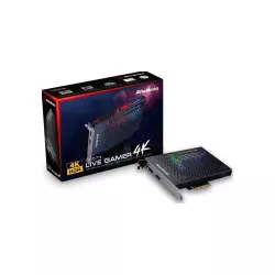 AVerMedia GC573 Live Gamer 4K Capture Device - PCI-Express x4 Gen 2 - Video: Input: HDMI 2.0, Output(Pass-Through): HDMI 2.0, Audio Input: HDMI 2.0, Output (Pass-through): HDMI 2.0, Max Pass-Through R AVerMedia GC573 Live Gamer 4K Capture Device - PCI-Express x4 Gen 2 - Video: Input: HDMI 2.0, Output(Pass-Through): HDMI 2.0, Audio Input: HDMI 2.0, Output (Pass-through): HDMI 2.0, Max Pass-Through R