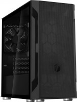 SilverStone SST-FAH1MB-G, Tempered Glass, m-ATX,  Driver Bays: 2x3.5", 2x2.5", Motherboard Support: m-ATX, Mini-DTX, Mini-ITX, Pre Installed Fan: 1x120mm, Black,